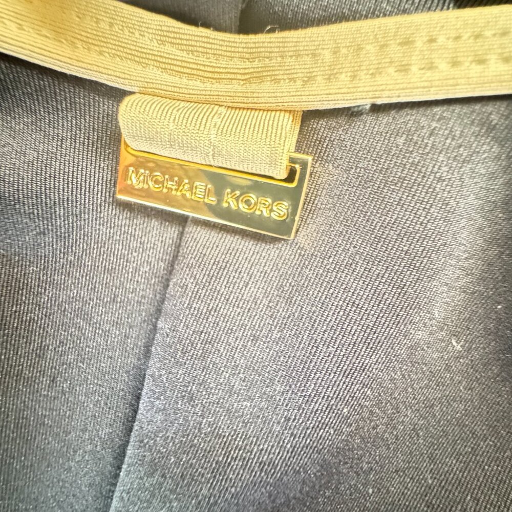 NWT Michael Kors Black Khaki One Piece Swimsuit - Picture 5 of 9